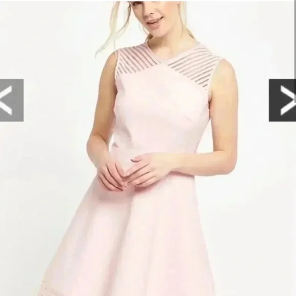 strapless open back dress Mock Neck Dress main image 1